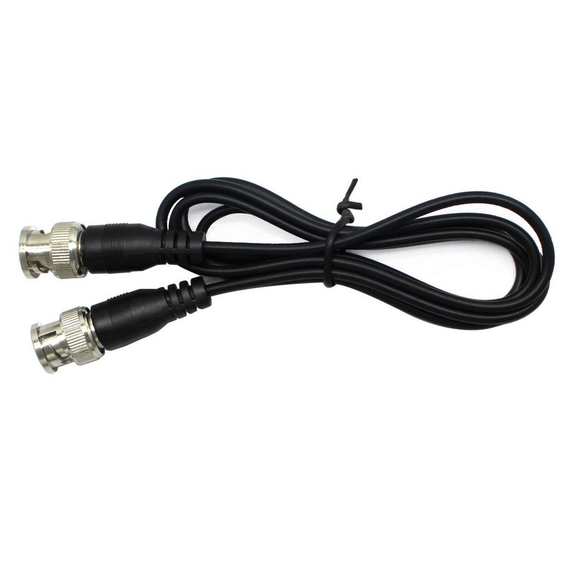 ANVISION 6-Pack Black 1m 3.3ft BNC Male to BNC Male Jumper Cable with Black Connector for CCTV DVR to TV System - Image 3
